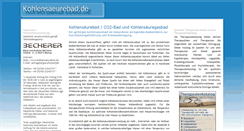 Desktop Screenshot of kohlensaeurebad.parafin.de